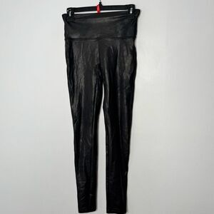 Spanx black leggings size medium